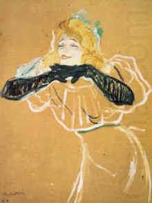 Yvette Guilbert,  Henri  Toulouse-Lautrec